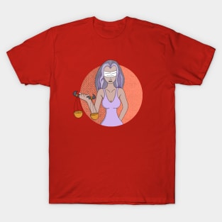 Libra and the Lady of Justice T-Shirt